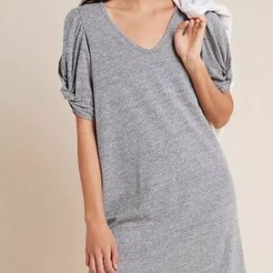 Anthro-Good Luck Tee, Greta Puff Sleeve Mini dress